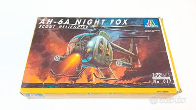 Italeri AH-6A Night Fox Model Kit Scala 1/72