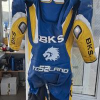 Tuta intera in pelle di canguro replica Toseland,