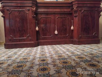 antica servante in mogano