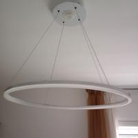 Coppia di lampadario led ad anello 60cm