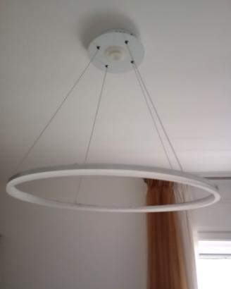 Coppia di lampadario led ad anello 60cm