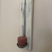 Portacandela da Parete in Legno Stile Rustico