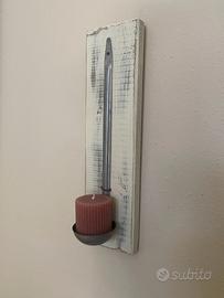 Portacandela da Parete in Legno Stile Rustico