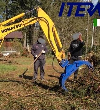 Pinza per tronchi legna spaccata pietre