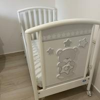 Culla Pali orsetto con materasso