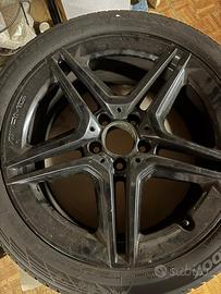 Set Cerchi in Lega AMG + Pneumatici Invernali