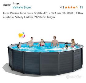 Piscina Intex fuori terra con pannellatura esterna