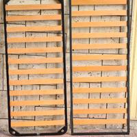 2 RETI SINGOLE ORTOPEDICHE A DOGHE DA APPOGGIO.