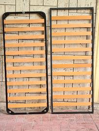 2 RETI SINGOLE ORTOPEDICHE A DOGHE DA APPOGGIO.