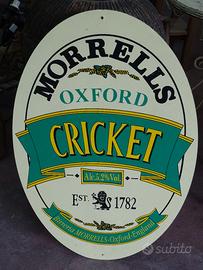 Insegna in latta MORRELS birra 88cm x 61cm