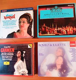 4 COFANETTI CD OPERE DI BELLINI, BIZET, KIROV, GOU
