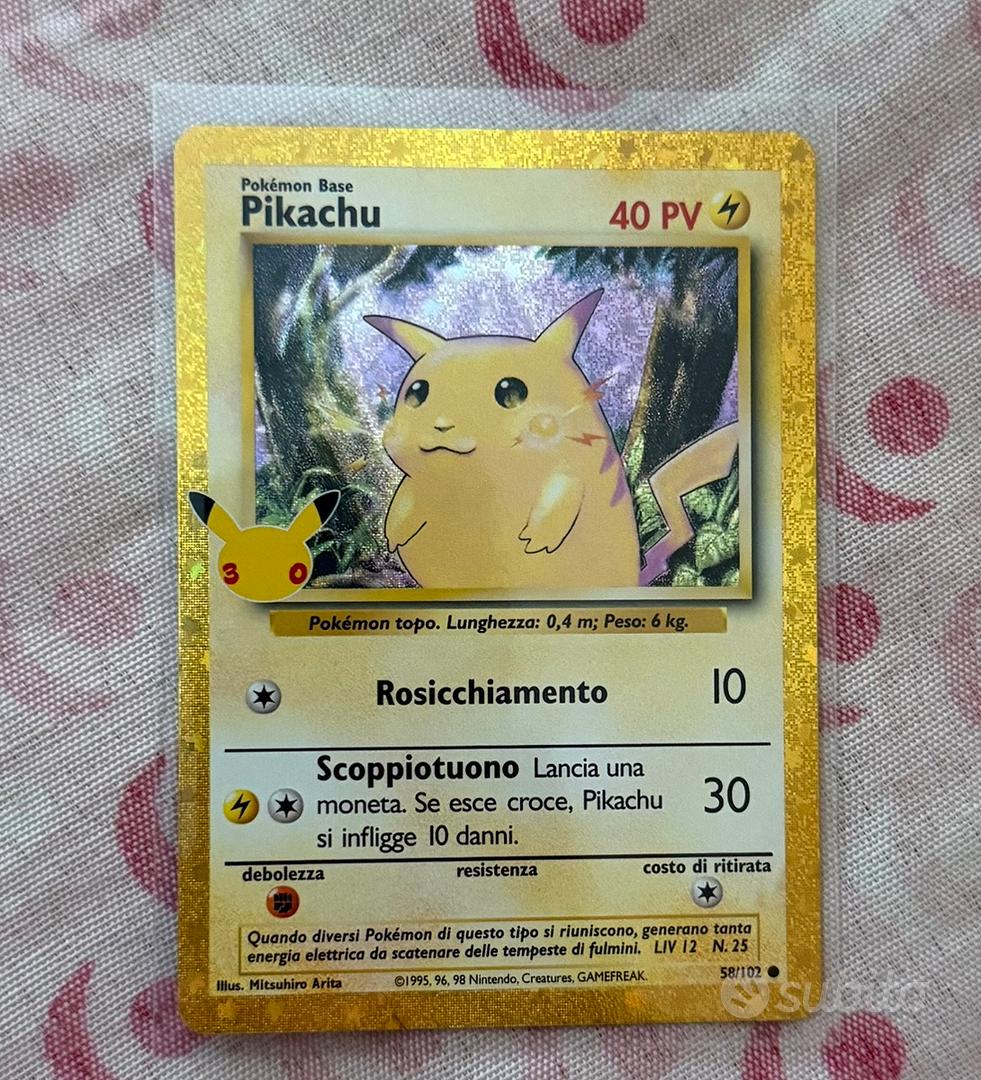 Pikachu 30 anniversario - Collezionismo In vendita a Siracusa