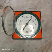 orologio parete ceramica vintage