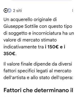 opera di Giuseppe sottile 