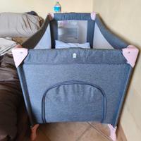 Culla pieghevole con materasso con  set omaggio 