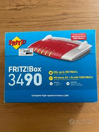 AVM FRITZ!Box 3490 modem router Wi-Fi AC 1300