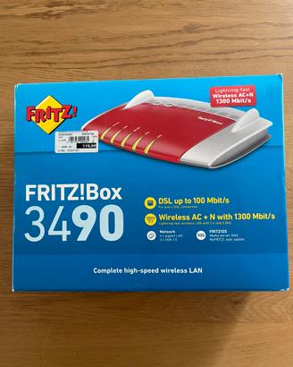 AVM FRITZ!Box 3490 modem router Wi-Fi AC 1300