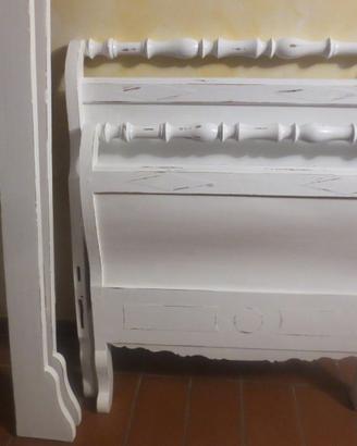 letto a barca antico shabby