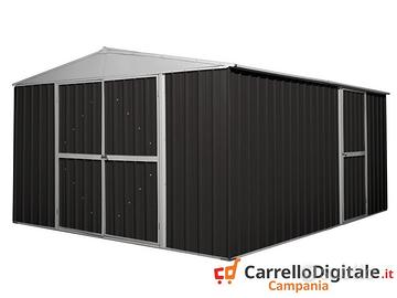 Box prefabbricato in acciaio 360x430cm nero