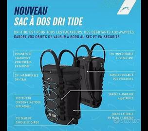 Zaino impermeabile per sport acquatici