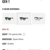 Ray Ban meta  WAYFARER NUOVI