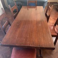 Tavolo in legno massello con 6 sedie