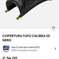 copertone Racing Calibra 700x 25 fatto a mano