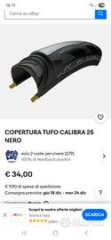 copertone Racing Calibra 700x 25 fatto a mano