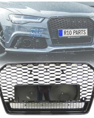 GRIGLIA PER AUDI A6 16- LOOK RS6 II NERO