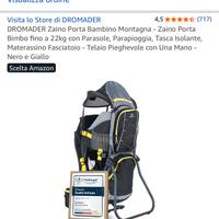 Zaino portabambini trekking