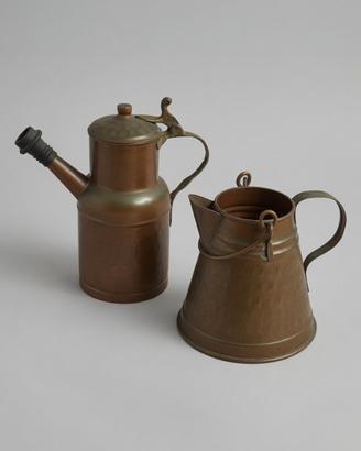 Coppia oggetti in rame vintage da cucina