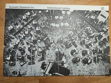 Catalogo originale Acoustic Research '60 '70
