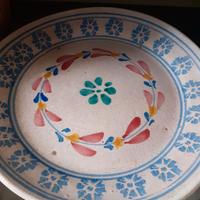 Piatto ceramica siciliana Vintage 43cm