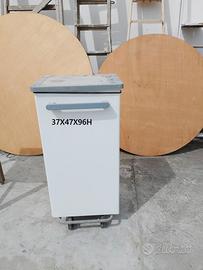 PATTUMIERA INOX VERNICIATA CON PEDALE