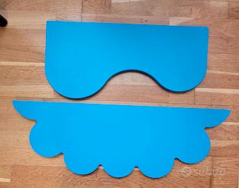 Mensole cameretta assi libreria