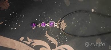 collana ciondolo ametista