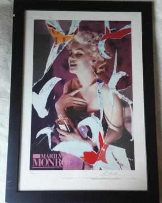 Quadro mimmo rotella-marylin monroe