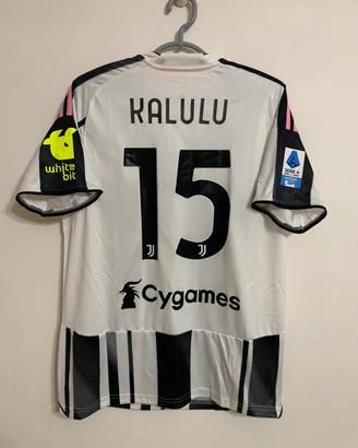 Maglia calcio Juventus Kalulu 15 patch Serie A
