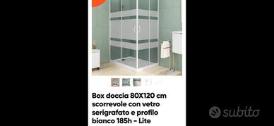 BOX DOCCIA 80 X 120