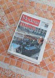PAVAROTTI IL RESTO DEL CARLINO EDIZIONE MODENA 