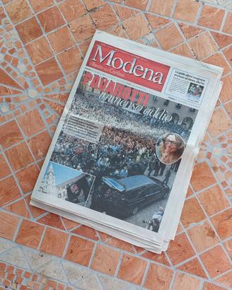 PAVAROTTI IL RESTO DEL CARLINO EDIZIONE MODENA 