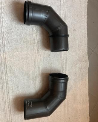 Curva 90 tubo ferro da 80 stufa pellet