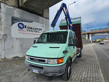 IVECO 65C15 GRU PM 4 M.GA301518 RIBALTABILE TRILAT