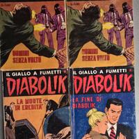 Lotto 4 fumetti Diabolik d’epoca - Numeri assortit
