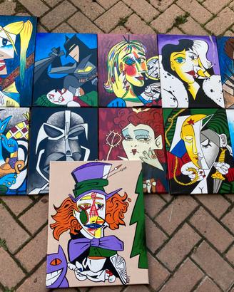 Quadri Cartoon Cubismo by Ram's Art