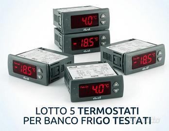 Lotto 5 Termostati Eliwell ID974 230V  - Frigo