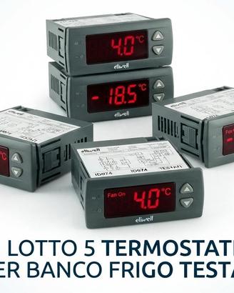 Lotto 5 Termostati Eliwell ID974 230V  - Frigo