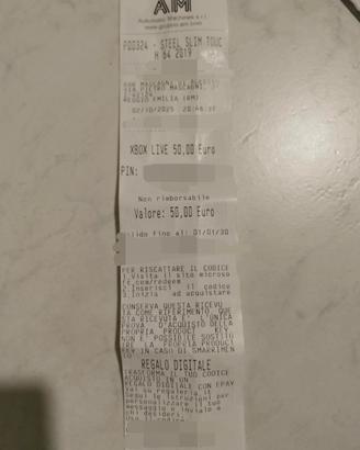 2 Xbox card da 50€
