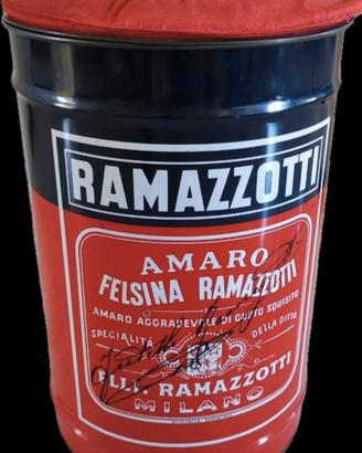 bidone sgabello pubblicitario anni 70