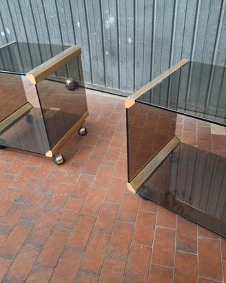 Gallotti Radice tavolini latetali comodini anni 70